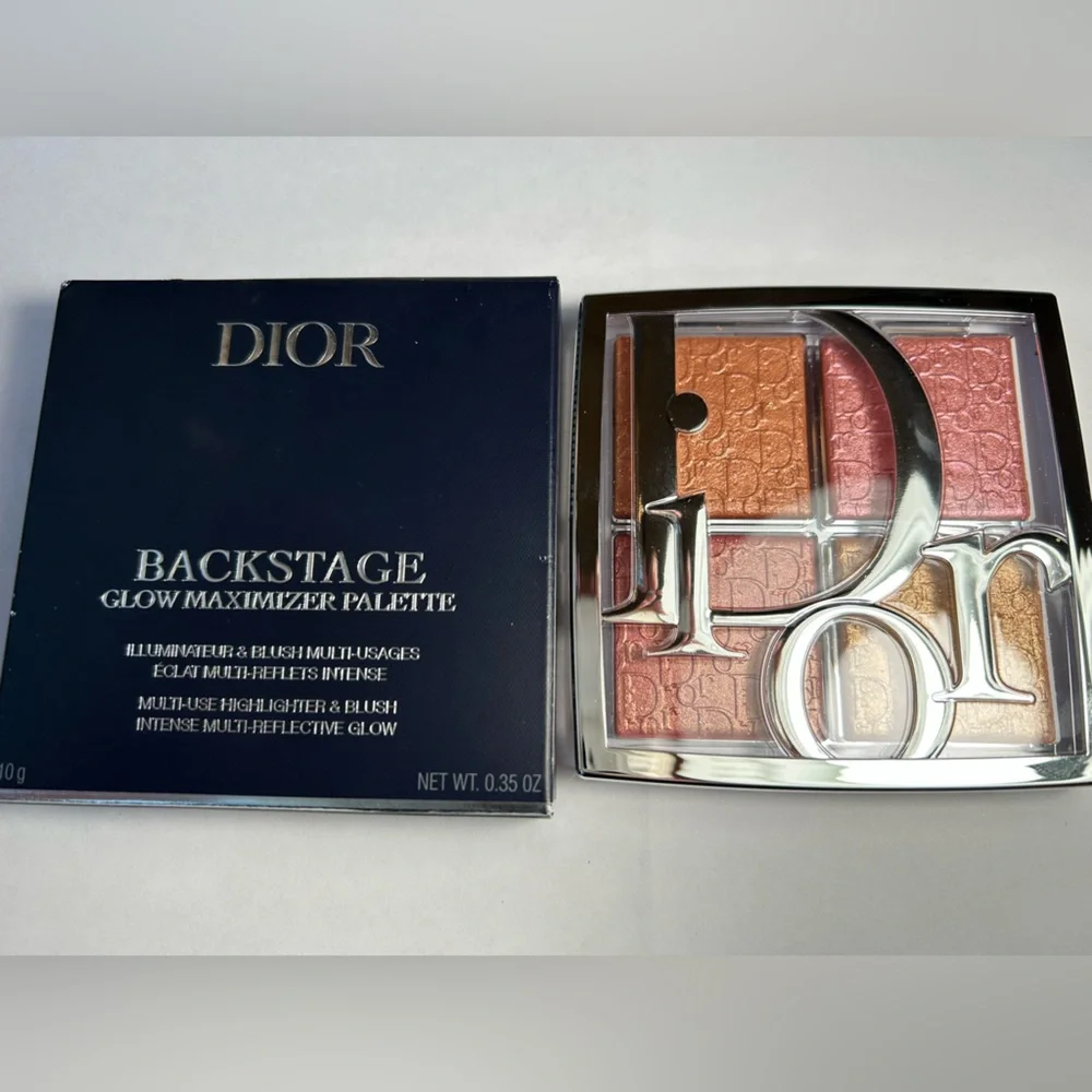 NWT🌷DIOR Backstage Glow Maximizer Face Palette in “Sunlit Amber Glow”